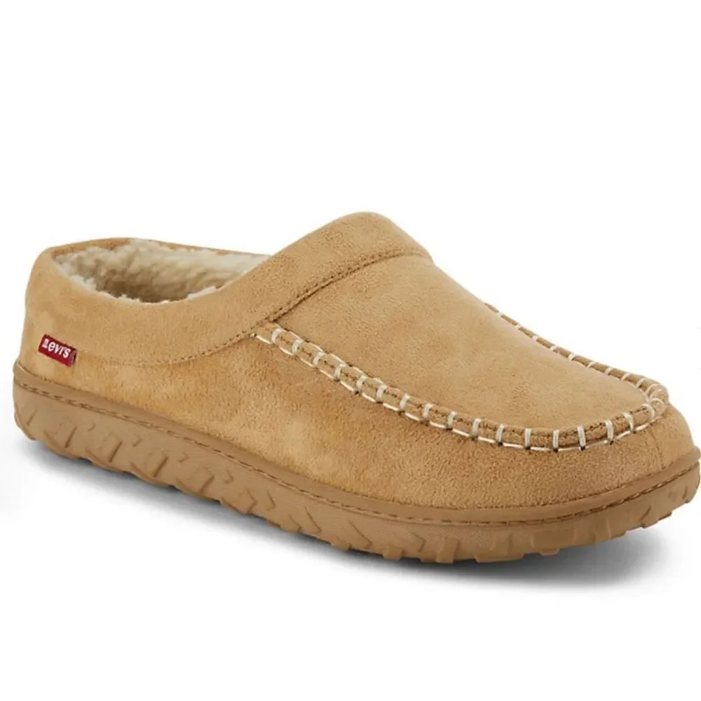 Levi's® Harbin Men's MEDIUM SIZE 8/9 Slippers - WHEAT COLOR